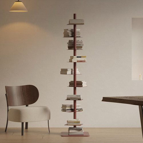 积累小家落地多层旋转书架