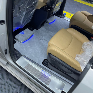 星光730航空铝地板车用品内饰改装件装饰五菱商务车大理石纹脚垫