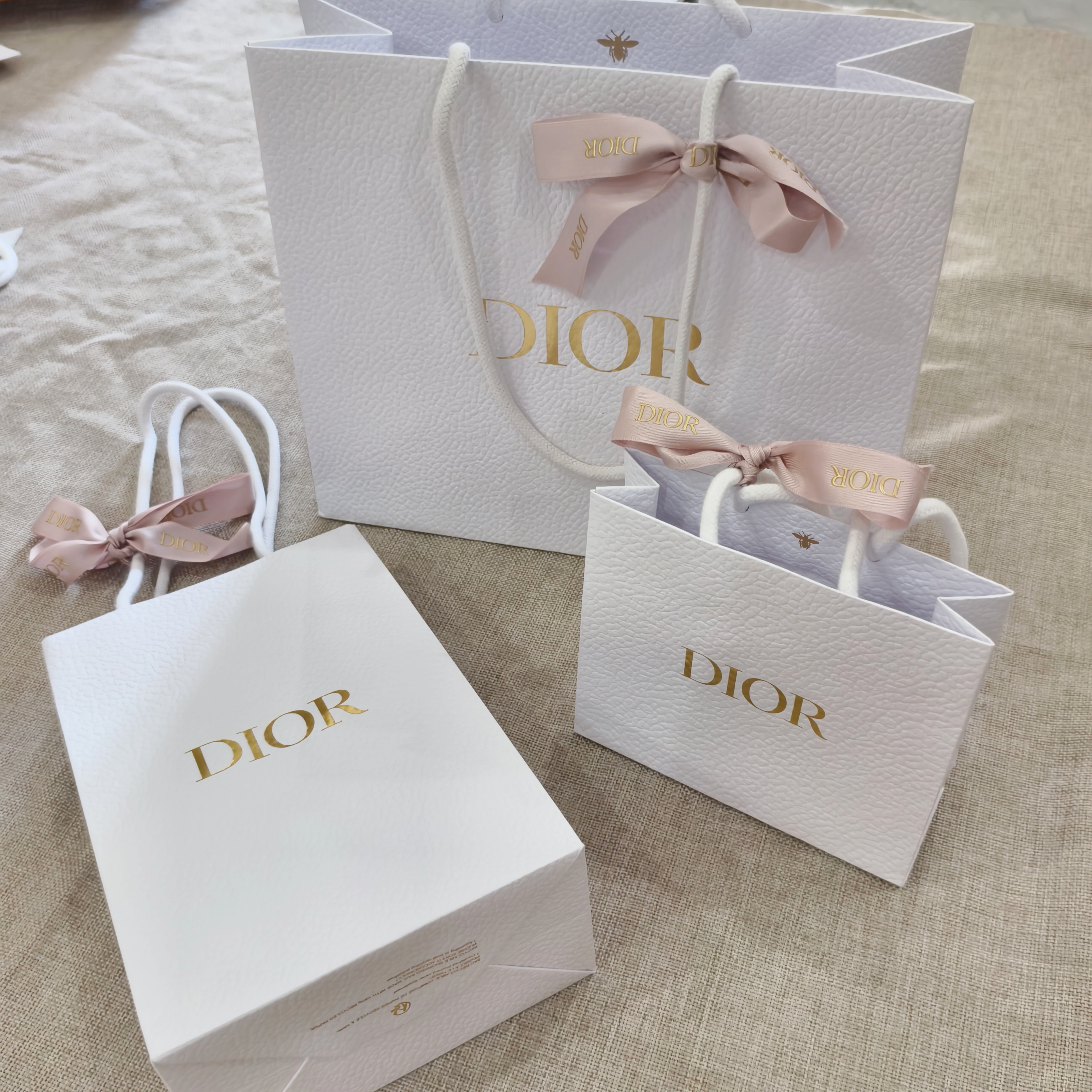 满19包邮 迪奥Dior专柜正品礼品袋手提袋购物袋口红香水礼品包装