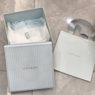 雅诗兰黛专柜正品礼品盒包装盒手提纸袋包装护肤品礼品袋子 全套