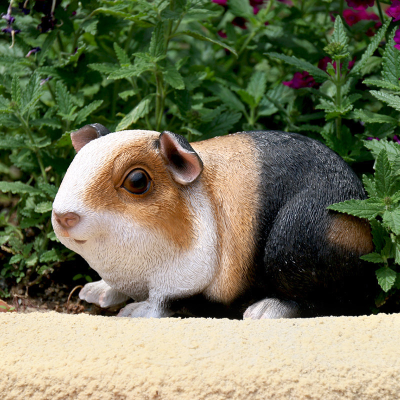 仿真动物豚鼠摆件别墅花园装饰庭院可爱卡通模型仓鼠乡村农庄摆设,节庆用品/礼品,创意摆件,淘宝优惠券,粉丝福利购,淘宝优惠卷