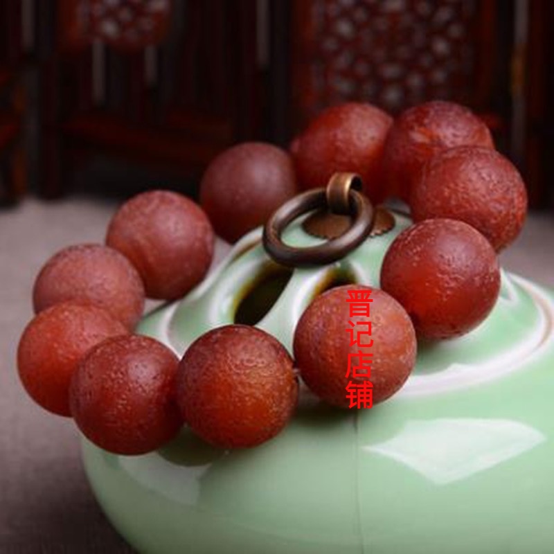 昊臻珠宝男士玛瑙手串戈壁风化玛瑙手链缠丝玛瑙玉石把玩本