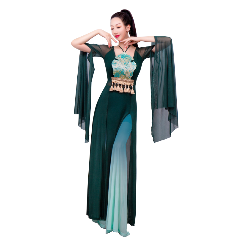 舞姿翼新款形体礼仪仪态服复古