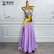 舞姿翼2024新款 肚皮舞东方舞表演服演出服开场比赛练功服长裙套装