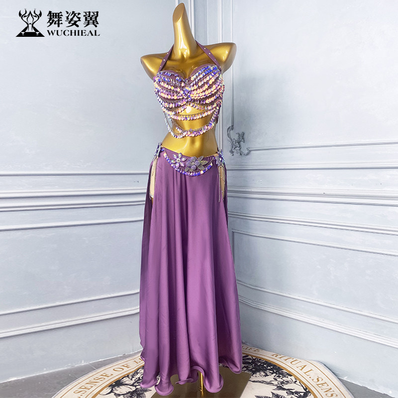 舞姿翼东方舞肚皮舞新套装飘逸高级感显身材演出服亮片显瘦