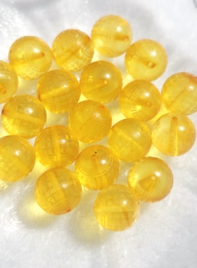 禧芙蓉XFORO蜜蜡金琥珀 雕刻金珀心经圆珠单珠项链手链散珠配件