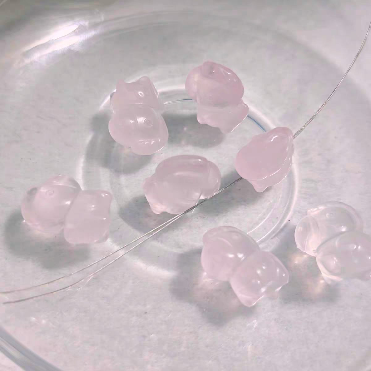禧芙蓉XFORO马粉水晶马年 小马件横通孔手工DIY串珠配件