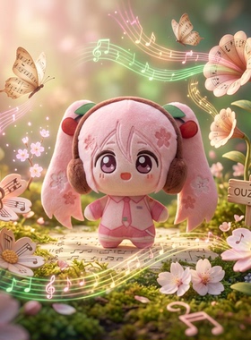 初音未来玩偶钥匙扣包包挂件可爱