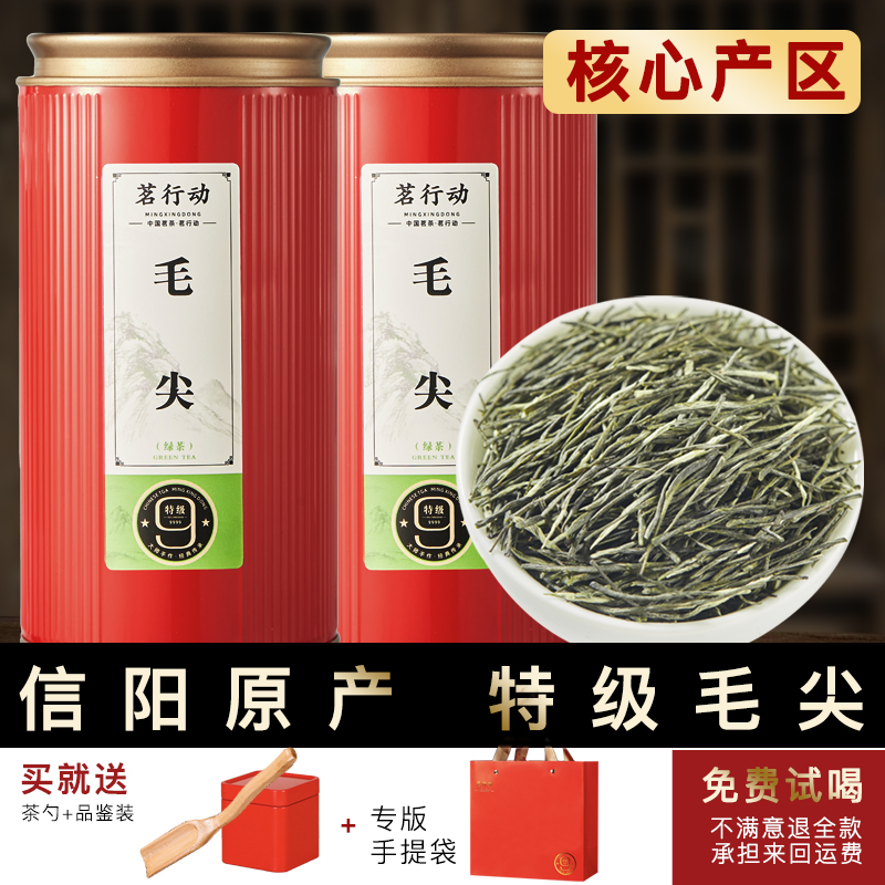 河南信陽毛尖特級250-500g/2罐裝