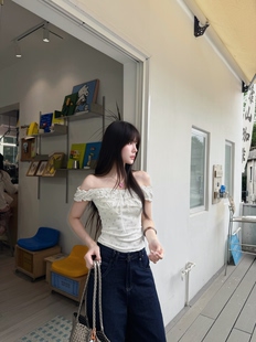 韩系夏季款小海鸥辣妹风木耳边碎花显瘦吊带背心修身显瘦外穿内搭