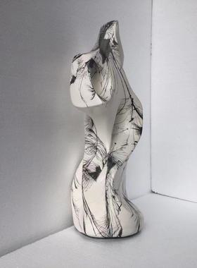 玻璃钢雕塑假山摆件酒店大堂装饰