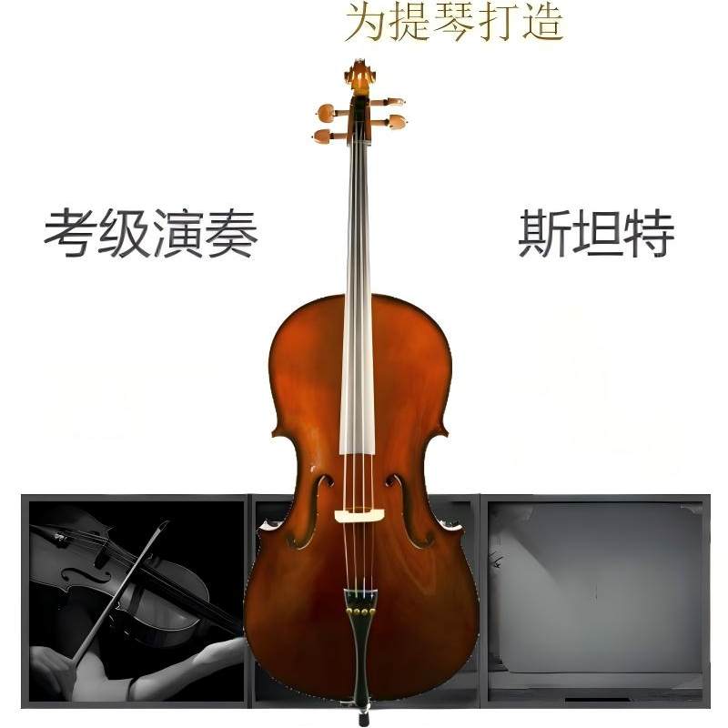 江南乐器考级专业实木定制大提琴cello1606