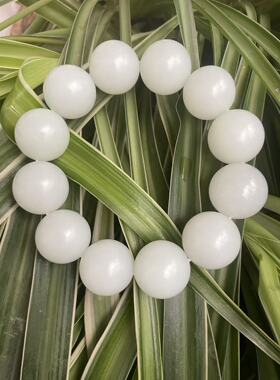 和田玉俄罗斯料卡20手串12粒男士手链