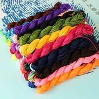 Плетеный браслет из бисера ручной работы, браслет из красной нити, материал, плетеное ожерелье, 1мм