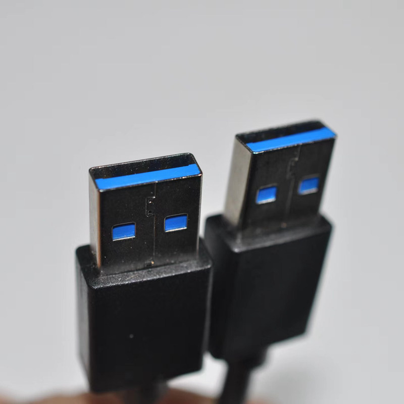 双头USB3.0数据传输线原装公对公连接线移动硬盘盒笔记本电脑刷