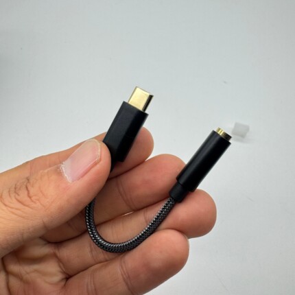 出海外USB-C DAC数字解码芯片转接头 Type-c3.5mm圆孔音频转接头