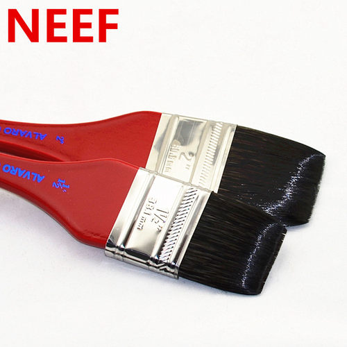 NEEF阿尔瓦罗红胖子水彩笔画刷排刷 松鼠毛底纹刷 小红刷板刷4880