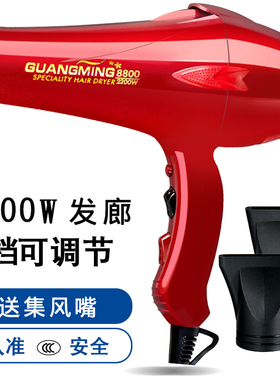 光明电吹风RCT8800大功率2200w冷热风家用发廊发型师恒温吹风机