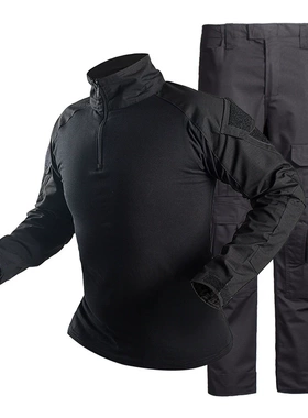 纯色黑色战术作训服蛙服GEN2蛙服War Game套装G2蛙皮国产复刻