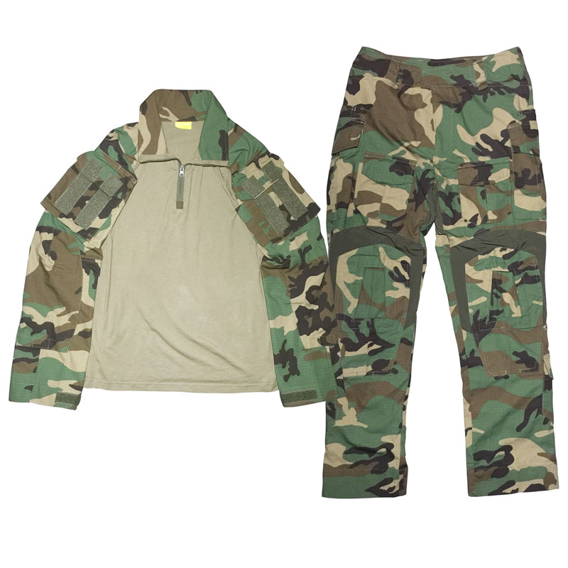 四色丛迷彩GEN3蛙服迷彩G3蛙皮MARSOC林地战术套服