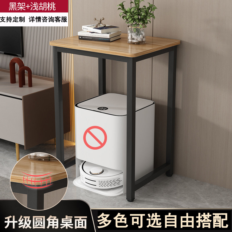 小桌子简易电脑桌出租房书桌儿童学习桌卧室床边置物架鱼缸底座