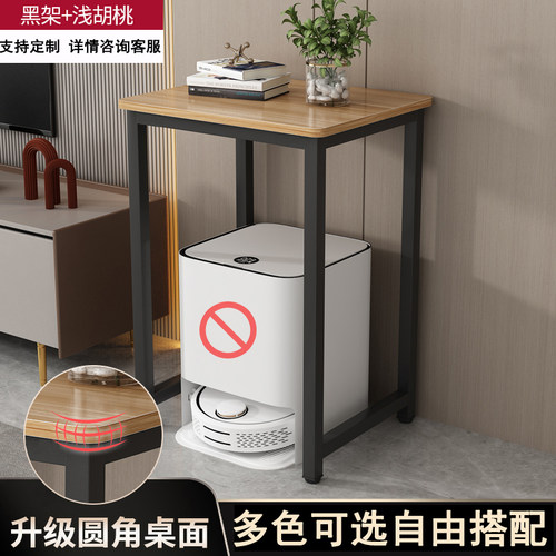 小桌子简易电脑桌出租房书桌儿童学习桌卧室床边置物架鱼缸底座