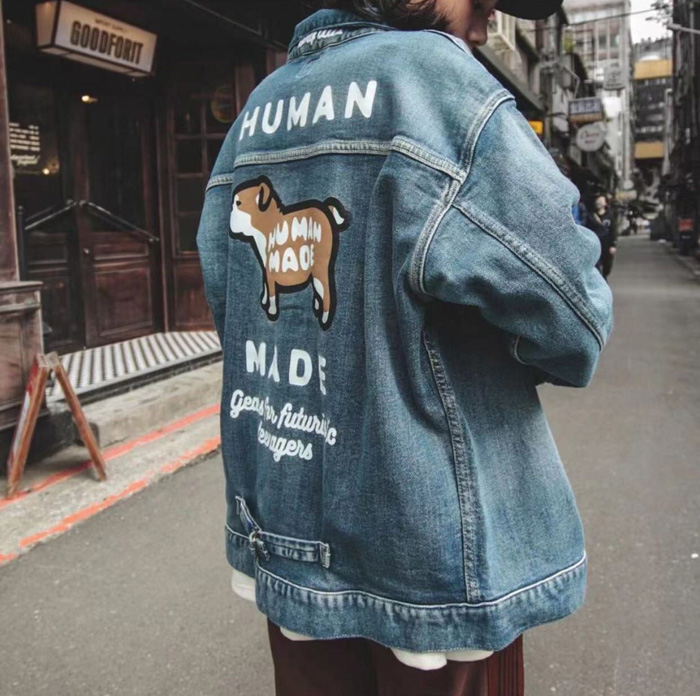 街头百搭中长棉混复古水洗