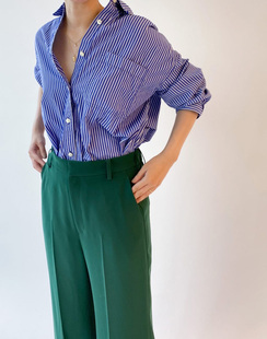 Plage 经典定番 宽松慵懒BF范儿 舒适梭织纯棉 内搭外穿 长袖衬衫