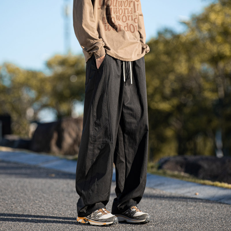 秋季美式高街休闲工装裤男潮流宽松大弯刀阔腿长裤 789 特P41，男装工装外套，电商B203-1