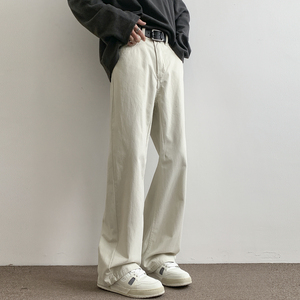 秋季新款ins美式高街休闲裤男潮流宽松直筒长裤子 KZ18 特P45图片