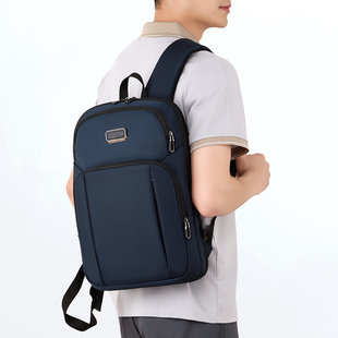 电脑包双肩小巧高级感手提电脑平板背包男上班轻便商务扩容双肩包