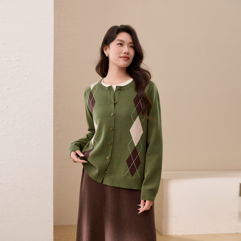 【圆领百搭软糯毛衣】纤莉秀大码女装复古气质上衣胖mm2025冬新款,女装/女士精品,大码内搭,淘宝优惠券,粉丝福利购,淘宝优惠卷