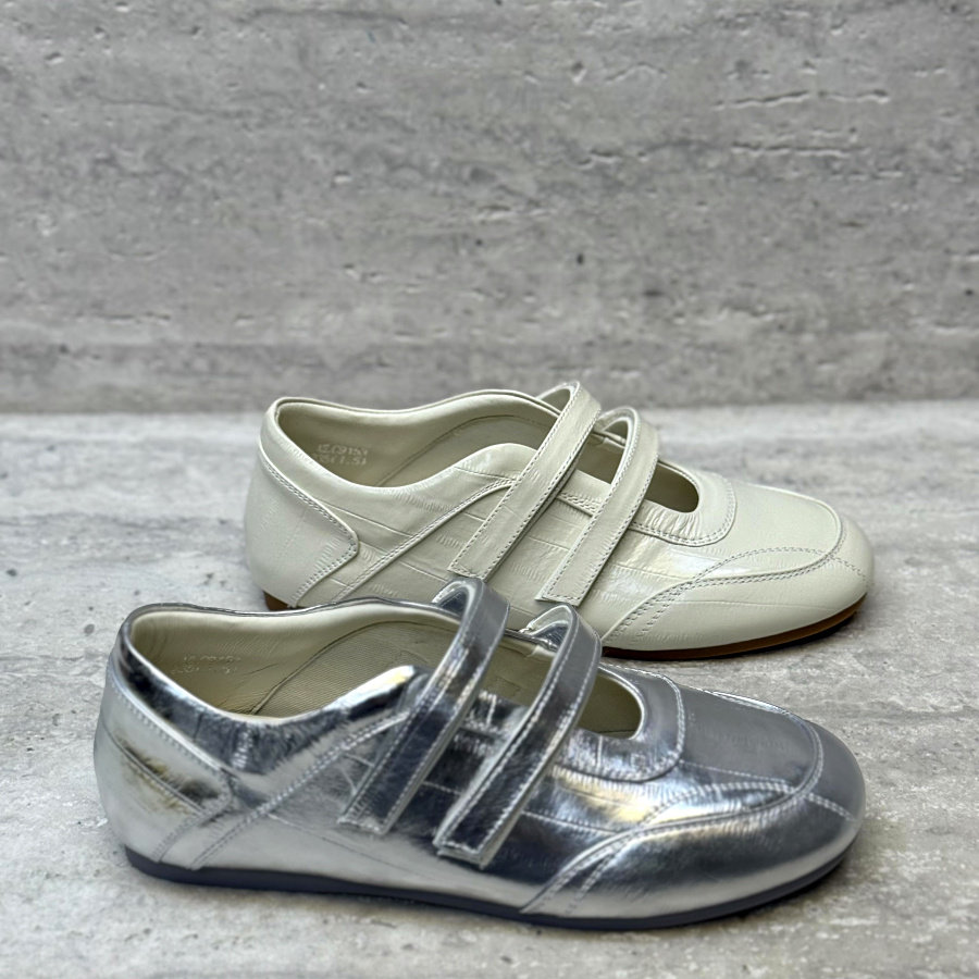 欧洲站女鞋2026春季新款欧货真皮魔术贴平底圆头百搭乐福鞋单鞋潮,女鞋,玛丽珍鞋,淘宝优惠券,粉丝福利购,淘宝优惠卷