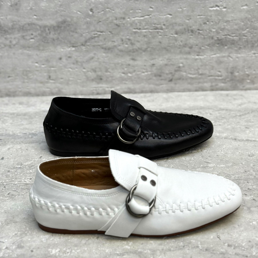 欧洲站欧货真皮女鞋2026春季新款一脚蹬平底休闲百搭乐福鞋豆豆鞋,女鞋,乐福鞋（豆豆鞋）,淘宝优惠券,粉丝福利购,淘宝优惠卷