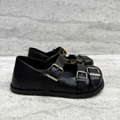 欧洲站乐魔LEMO2016春季 内增高豹纹一脚蹬女鞋 新款 玛丽珍真皮女鞋