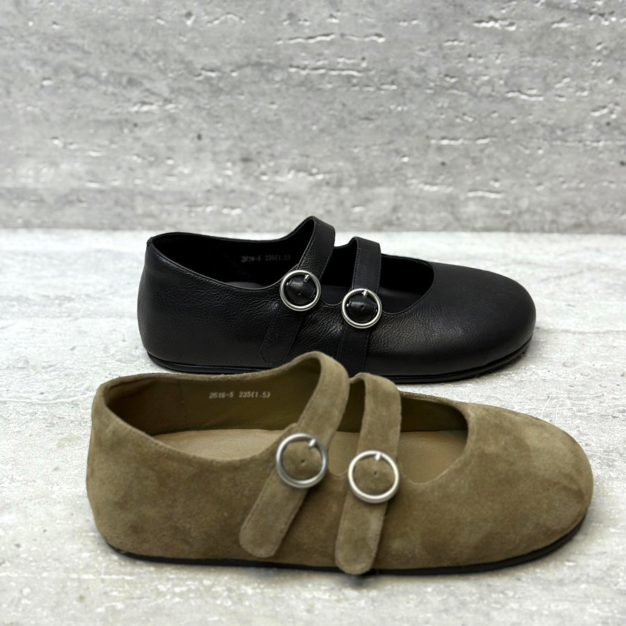 欧洲站欧货真皮女鞋2026春季新款皮带扣平底玛丽珍浅口软面单鞋潮,女鞋,浅口单鞋,淘宝优惠券,粉丝福利购,淘宝优惠卷