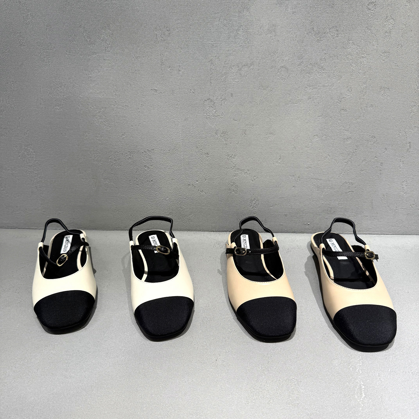 欧洲站欧货女鞋2026夏新款真皮拼色包头凉鞋平底一字带玛丽珍单鞋