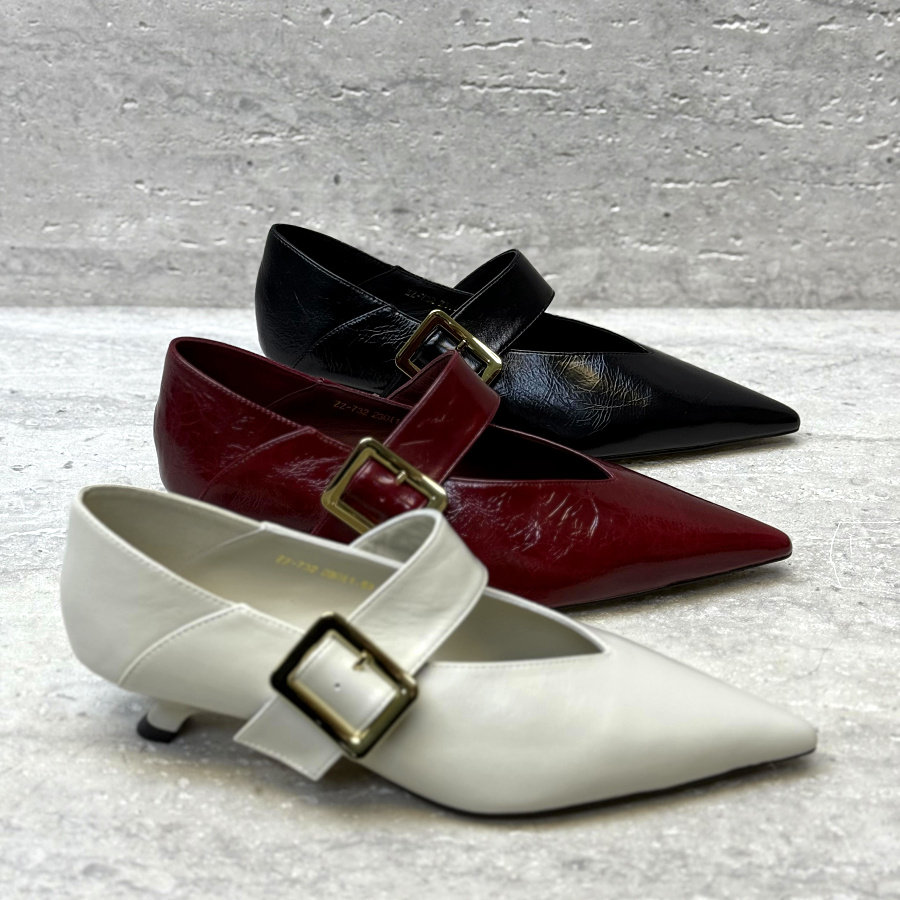 欧洲站欧货女鞋2026春季新款真皮低跟浅口尖头单鞋通勤百搭高跟鞋