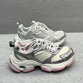 欧洲站欧货女鞋 透气百搭增高舒适轻便休闲鞋 2026春季 新厚底老爹鞋