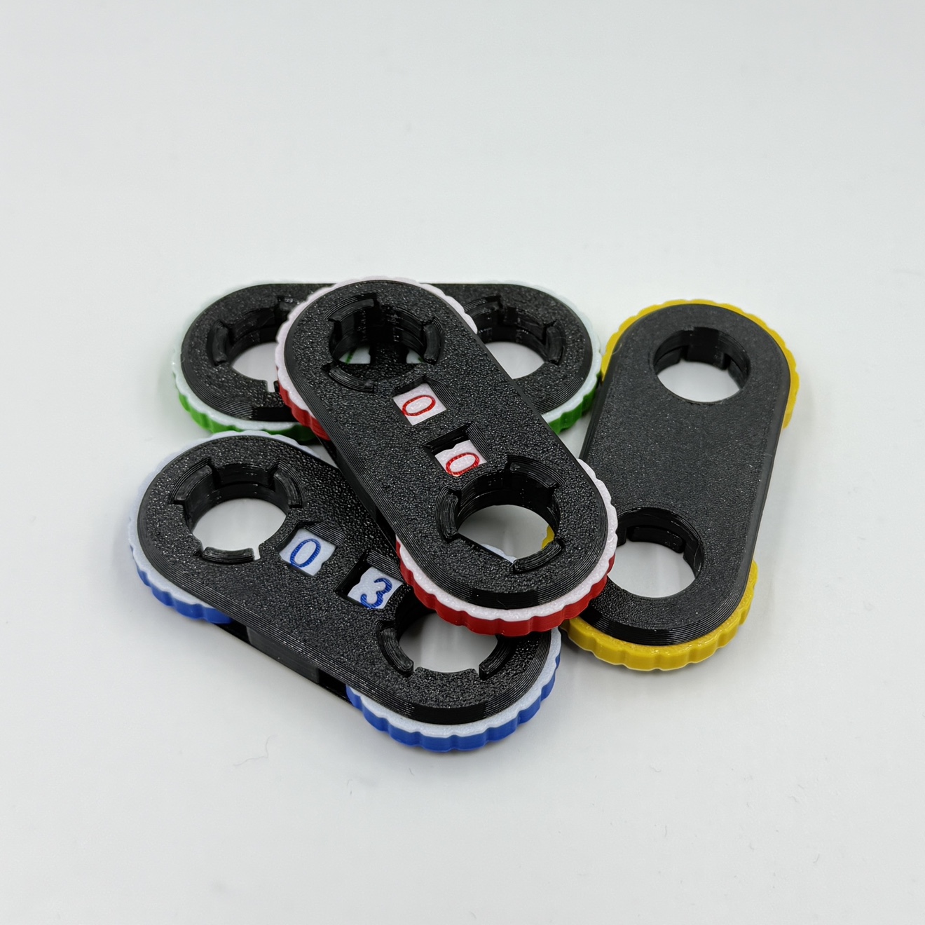 桌游配件计算器计数器记点器记分器数字轮盘血量计算旋转解压EDC