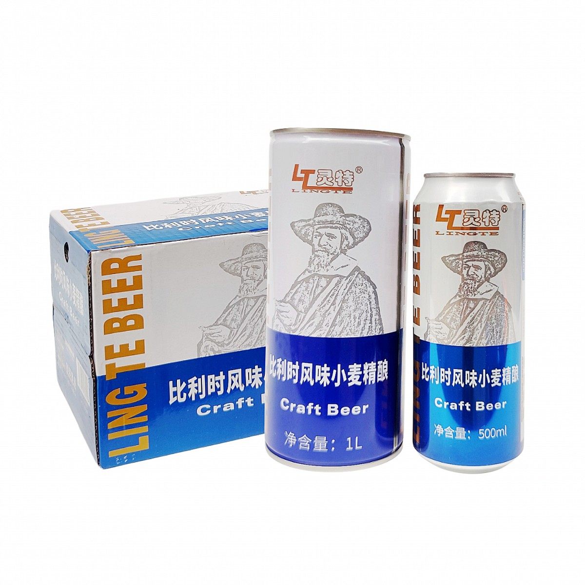 灵特LT精酿啤酒比利时啤酒小麦原浆罐装整箱果啤风味果味白啤