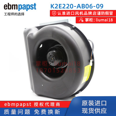 德国ebmpapst风扇 K2E220-AB06-09 全新变频器风机6SY7000-0AB30