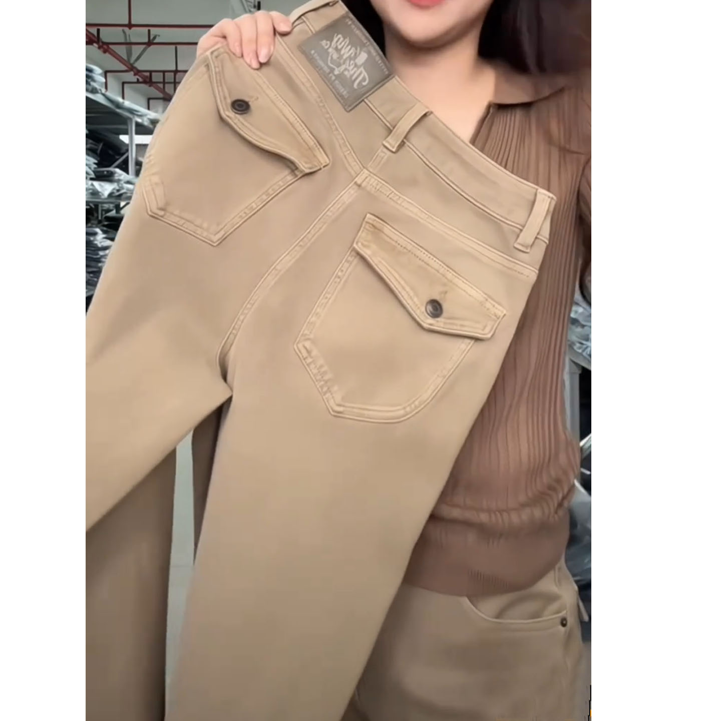 韩版四面弹阔腿牛仔裤秋季新款高腰显瘦宽松垂感百搭时尚休闲女裤