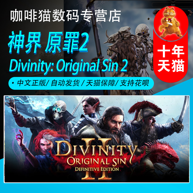 PC正版 Steam游戏 中文  神界原罪2  Divinity:Original Sin 2  国区礼物 丨成品号 印度/俄区阿区土区 电玩/配件/游戏/攻略 STEAM 原图主图