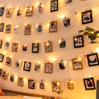 Сетка красная инспирация фотоостена декоративная конопляная веревка рама рамы подвеса на стенах с настенной комбинацией с креативной девушкой