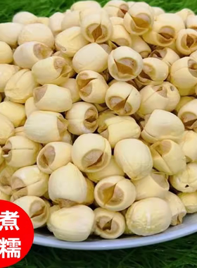 2025年新鲜无芯莲子500g/250g手工去芯莲子干货 江西广昌通芯白莲