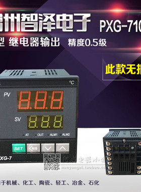 常州智泽PXG系列经济型PID智能温控仪PXG-710101 0.5级K型0-400℃