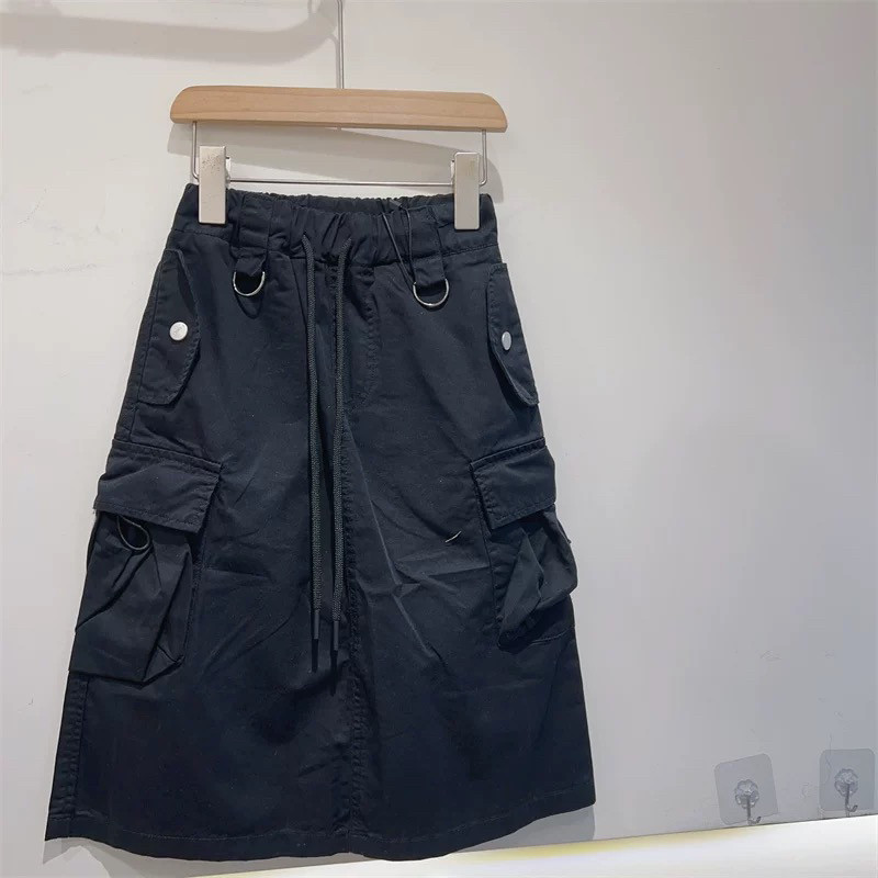 欧b b女童半身裙夏季新款儿童洋气时髦衣服宝宝半身裙