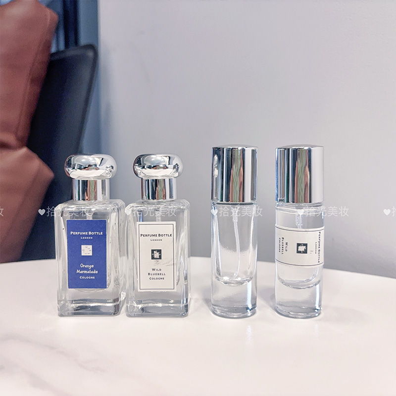 高档香水分装瓶空瓶便携小样瓶替换玻璃空瓶25毫升10ml圆柱喷雾瓶