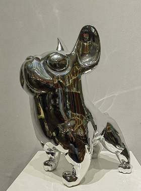 莎芮创意轻奢斗牛犬摆件